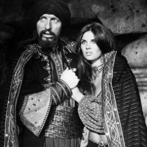 Tom Baker and Caroline Munro in The Golden Voyage of Sinbad (1973)