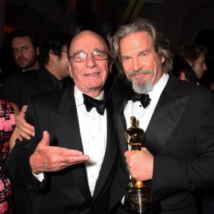 Jeff Bridges and Rupert Murdoch at event of The 82nd Annual Academy Awards 2010