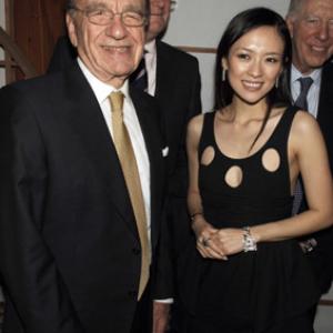 Rupert Murdoch and Ziyi Zhang at event of Memoirs of a Geisha 2005