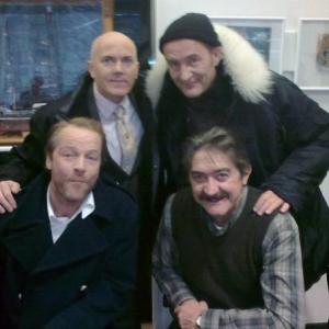 WITH IAN GLENN,FRANK COUGHLAN AND RALPH BROWN ON THE SET OF JACK TAYLOR