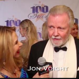 Jacqueline Murphy Interviewing Jon Voight Oscars 2014  Night of 100 Stars