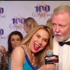 Jacqueline Murphy Interviewing Jon Voight Oscars 2014  Night of 100 Stars