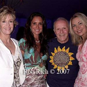 Jane FondaCarol Rome Philanthropist Henry Buhl and Jacqueline Murphy at Sunflower Charity Event