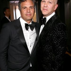 Ryan Murphy and Mark Ruffalo at event of The 66th Primetime Emmy Awards (2014)