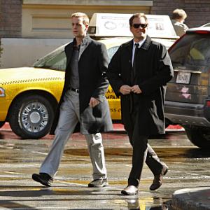Still of Sean Murray and Michael Weatherly in NCIS Naval Criminal Investigative Service Double Identity 2010