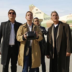 Still of Mark Harmon, Sean Murray, Michael Weatherly and Cote de Pablo in NCIS: Naval Criminal Investigative Service (2003)