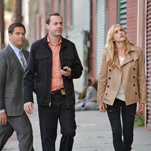 Still of Sean Murray, Michael Weatherly and Emily Wickersham in NCIS: Naval Criminal Investigative Service (2003)
