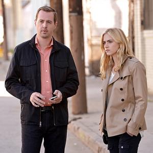 Still of Sean Murray and Emily Wickersham in NCIS Naval Criminal Investigative Service 2003