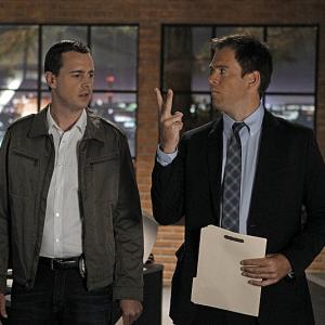 Still of Sean Murray and Michael Weatherly in NCIS: Naval Criminal Investigative Service (2003)