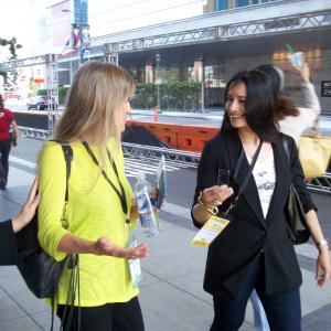 Govindini Murty interviewing Twilight director Catherine Hardwicke LA Film Festival June 2012