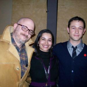 Jason Apuzzo, Govindini Murty, and Joseph Gordon-Levitt at the 2013 Sundance Business + Technology luncheon.