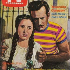 Evita Muoz Chachita  Pedro Infante in Nosotros los pobres 1948 On the cover of TV Guide  Mexico