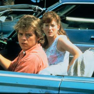 Still of Kim Myers and Mark Patton in A Nightmare on Elm Street Part 2 Freddys Revenge 1985