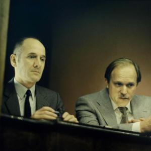 Still of Ulrich Mühe and Ulrich Tukur in The Lives of Others (2006)