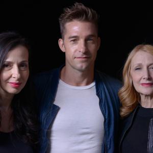 Scott Speedman, Patricia Clarkson and Ruba Nadda at event of October Gale (2014)