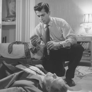 Still of George Nader in Nowhere to Go (1958)