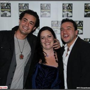 Alvaro Orlando, Giovanni Bejarano joined by acting coaching Lauren Patrice Nadler at the COUNTERPUNCH premier in LA