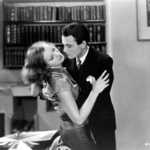 Still of Greta Garbo and Conrad Nagel in The Kiss 1929