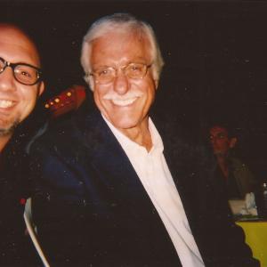 With Dick Van Dyke at a promotion on the Universal City Studio Lot