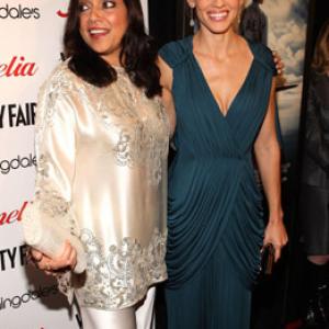 Hilary Swank and Mira Nair at event of Amelia (2009)