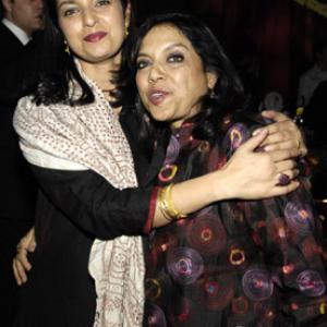 Mira Nair and Jhumpa Lahiri at event of The Namesake (2006)