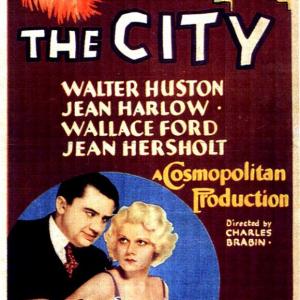 Jean Harlow Walter Huston and J Carrol Naish in The Beast of the City 1932