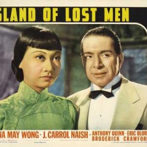J. Carrol Naish and Anna May Wong in Island of Lost Men (1939)