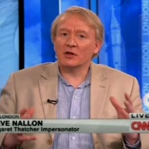 Steve Nallon, appearing on CNN.