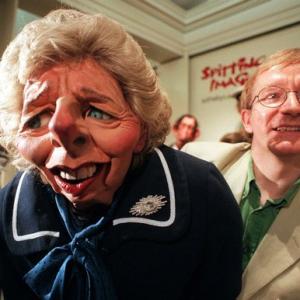 Steve Nallon voice artist of Margaret Thatcher on the TV series SPITTING IMAGE