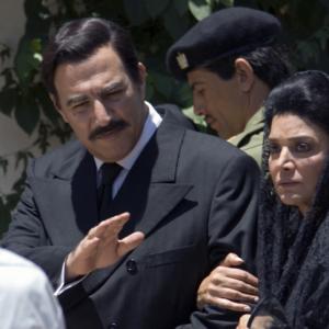 Still of Shohreh Aghdashloo and Igal Naor in House of Saddam (2008)