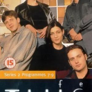 Jack Davenport, Amita Dhiri, Jason Hughes, Andrew Lincoln and Daniela Nardini in This Life (1996)