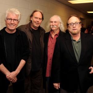David Crosby, Graham Nash, Stephen Stills and Neil Young at event of CSNY/Déjà Vu (2008)