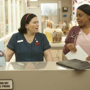 Still of Alex Borstein and Niecy Nash in Getting On (2013)
