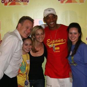 Blueyed Producer Jamee Natella with Will Smith Steven Paul Haley Alexandra and Ariella Gelb at Giffoni Hollywood