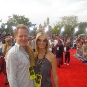 Blueyed Producer Jamee Natella and Crystal Sky's Steven Paul at the premiere of 