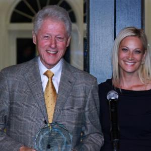 Ambassador for the Clinton Global Initiative Jamee Natella with President Bill Clinton