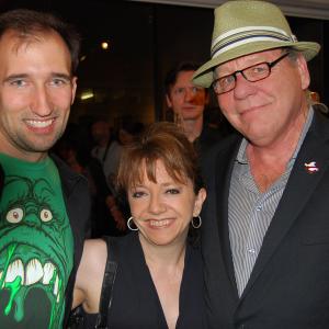 Me Sean Spence and the producer of Ghostbusters 2 Michael Gross at the 3G Art Show