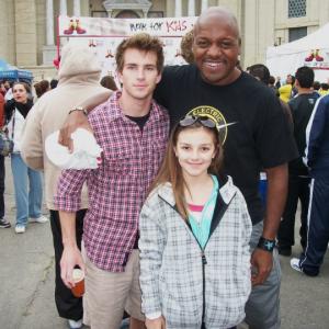 Tyler Neitzel Joe Aviance and Alexis Wilkins at a charity event in Burbank in 2010