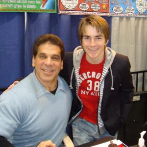 Lou Ferrigno and Tyler Neitzel at an event in Los Angeles in 2008