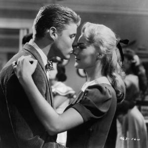 Still of Hope Lange and David Nelson in Peyton Place (1957)