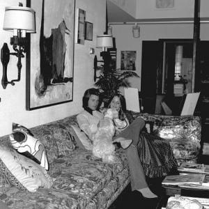 Rick Nelson at home with wife Kris c 1970