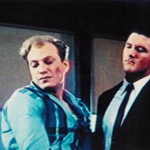 Ted Levine and Terry Nemeroff in the TV series Crime Story 1986 NBC