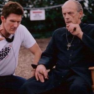 Terry Nemeroff and Christopher Lloyd on the set of Enfants Terribles 2005 ZemeckisNemeroff Films