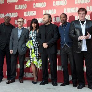 Samuel L. Jackson, Quentin Tarantino, Jamie Foxx, Franco Nero, Christoph Waltz, Kerry Washington