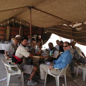 The Middle East crew in Petra, Jordan