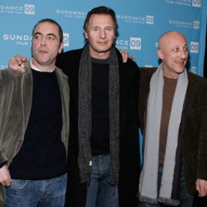 Liam Neeson Oliver Hirschbiegel and James Nesbitt at event of Five Minutes of Heaven 2009