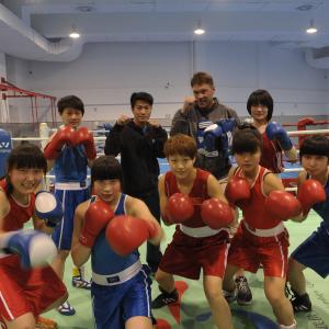 Keith catches a boxing workout with the China National boxing team while filming at the Olympic Training Center in Qianan China