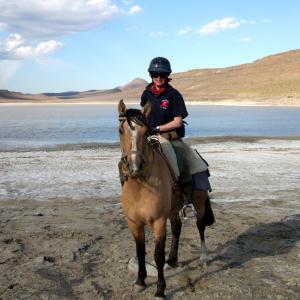 Sophie Neville in Patagonia riding across South America to riase funds for her HIVAIDS charity httpwwwwaterbergwelfaresocietyorgza