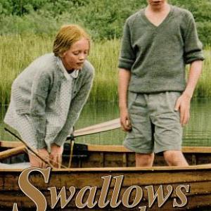 Sophie Neville appearing on the book cover of Arthur Ransomes childrens classic SWALLOWS and AMAZONS