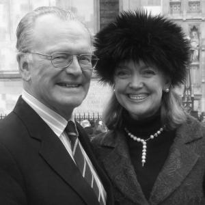Sophie Neville with her husband Simon